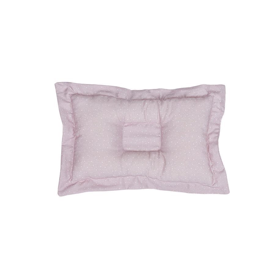Ergonomic baby pillow Effiki pink dots