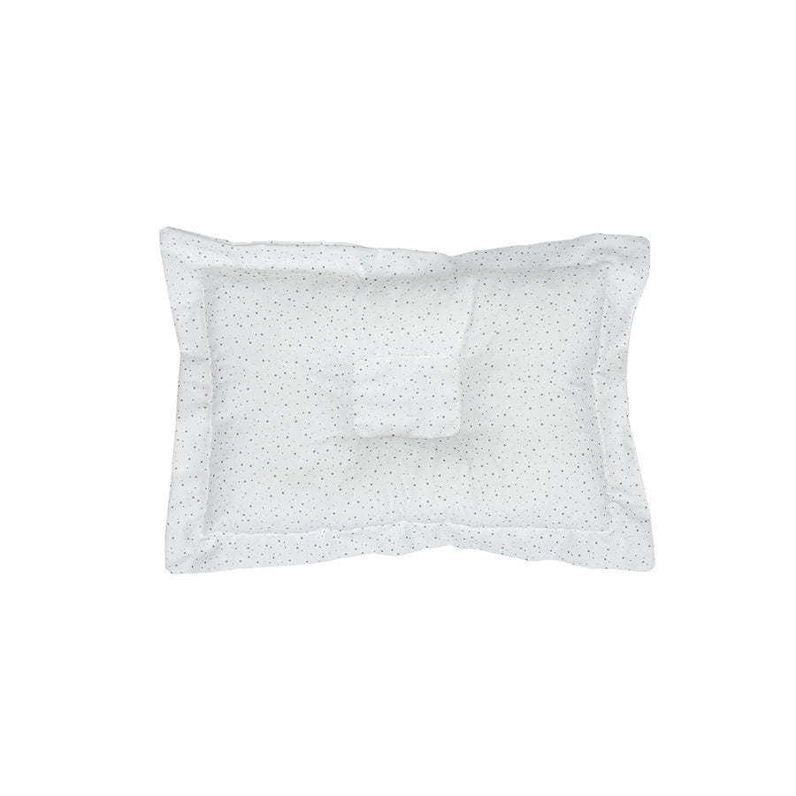 Ergonomic baby pillow Effiki white dots