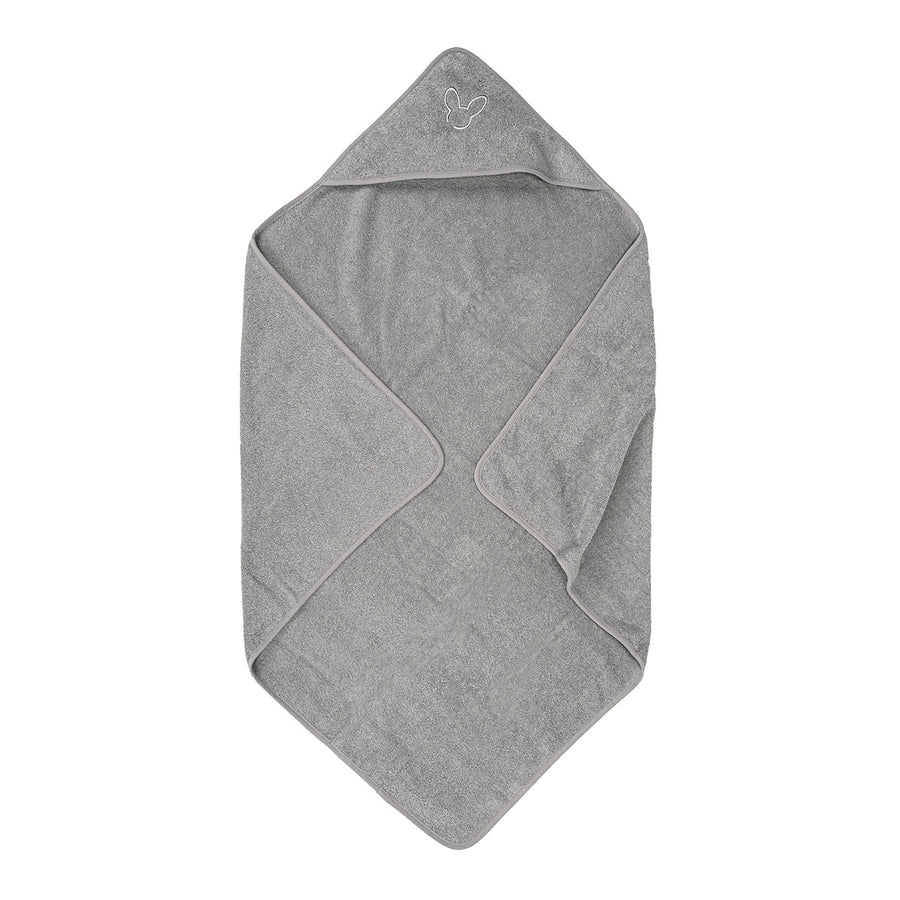 Hooded towel 95x95cm (37.4"sq.) Dark Gray