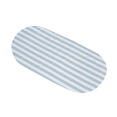 Bassinet crib sheet Effiki white and blue stripes
