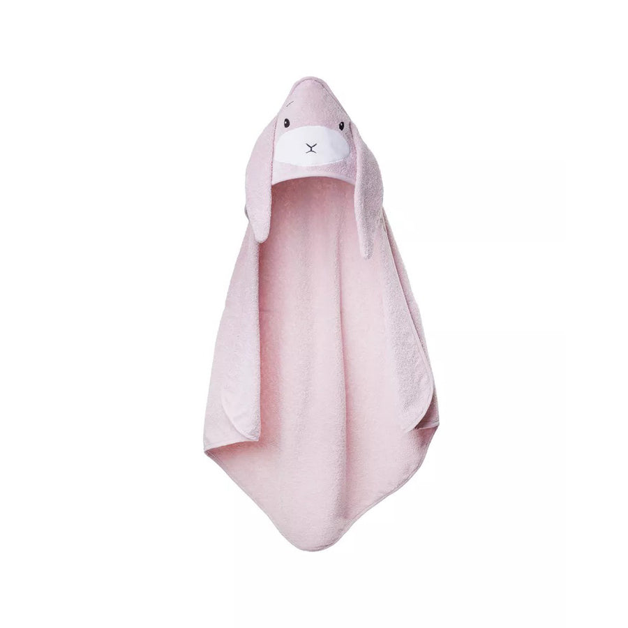 Bunny Effik hooded towels pink