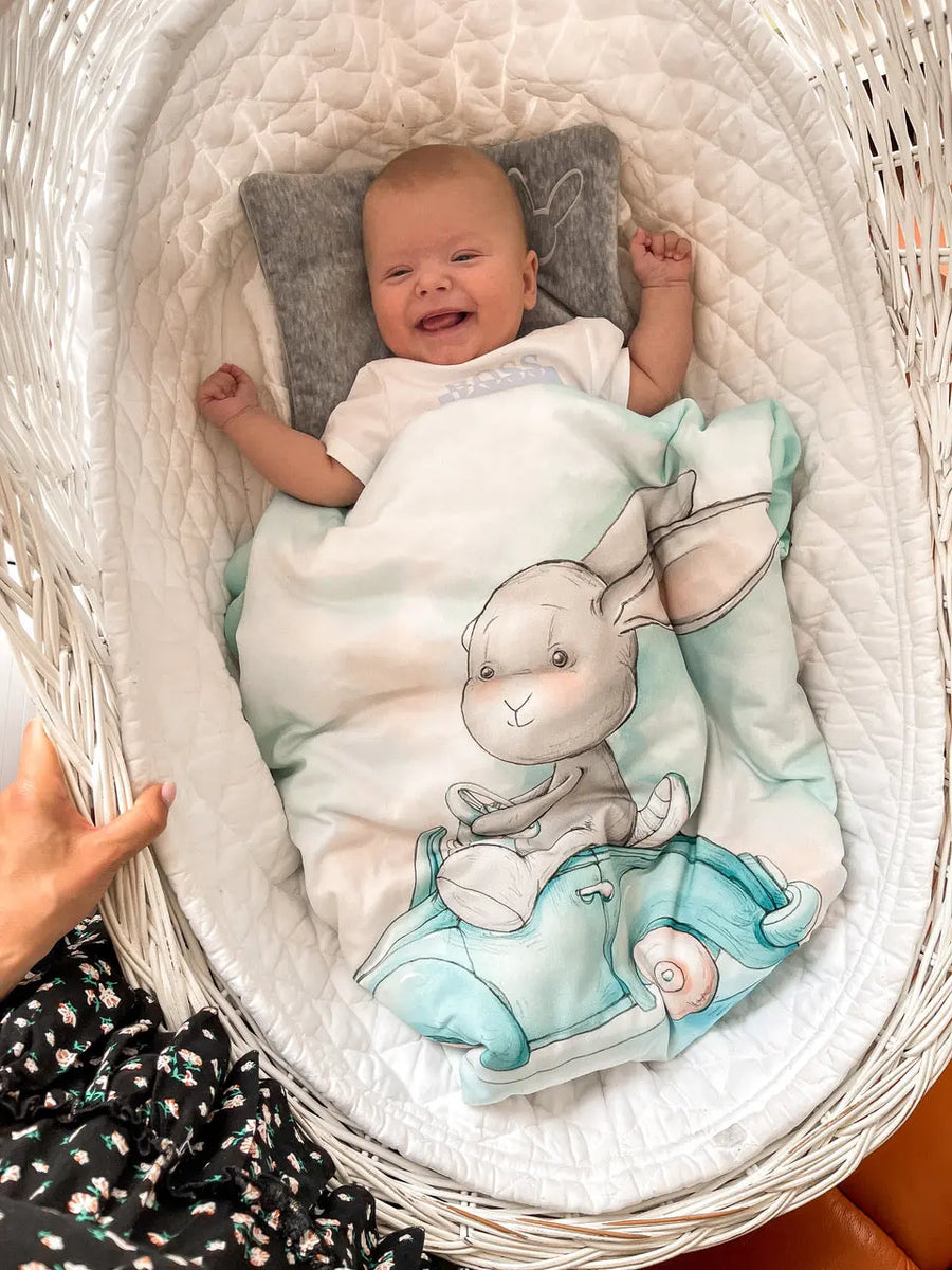 Effiki Pillow – Grey, for Stroller, Crib & Bassinet Effiki