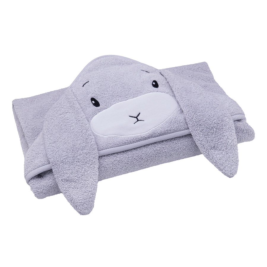 Bunny Effik hooded towels gray