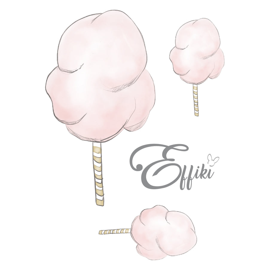 Wall stickers Cotton candy